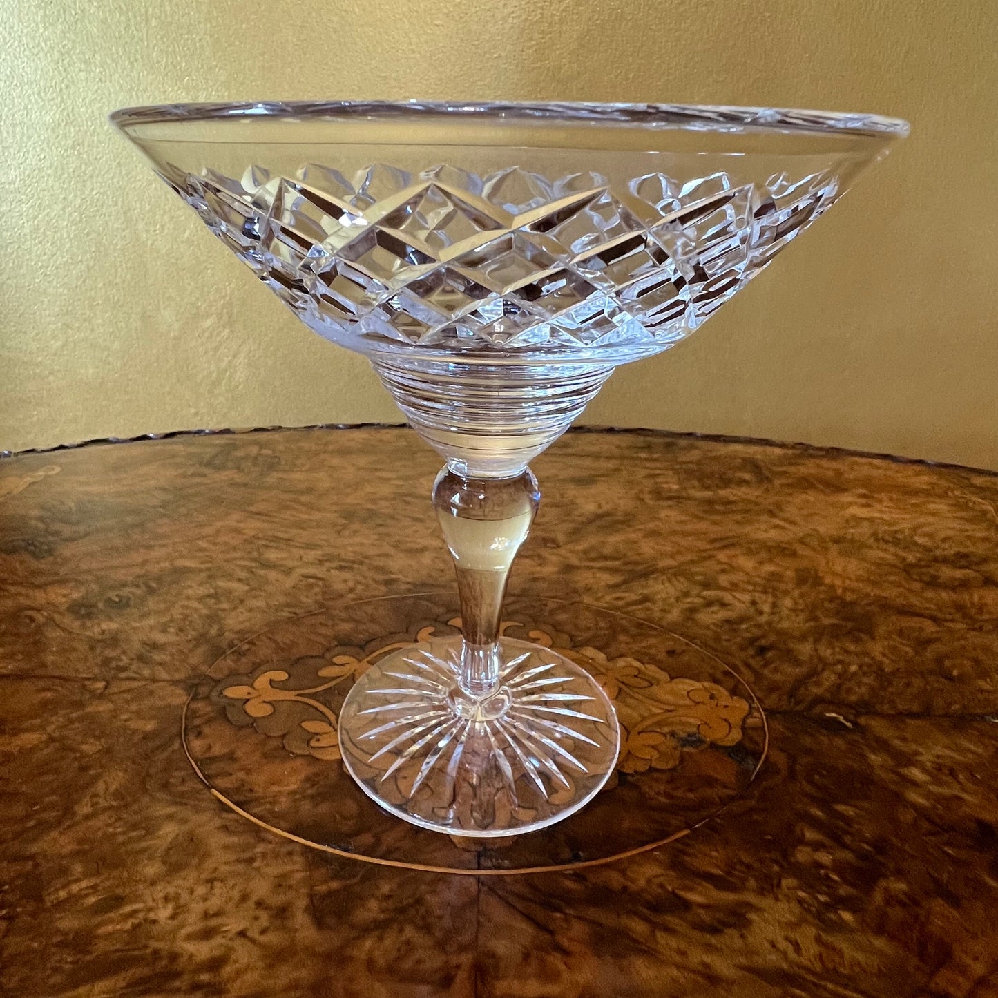 Vintage Stuart Crystal Comport Glass