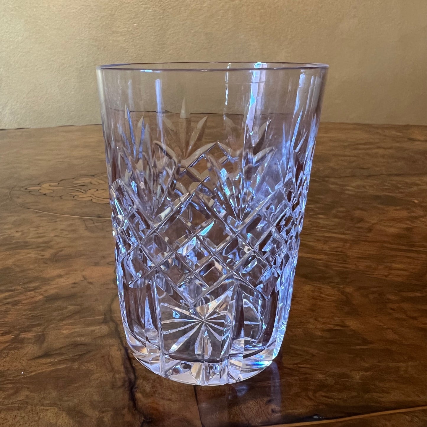 Vintage Crystal Cut Glasses Set Of Four