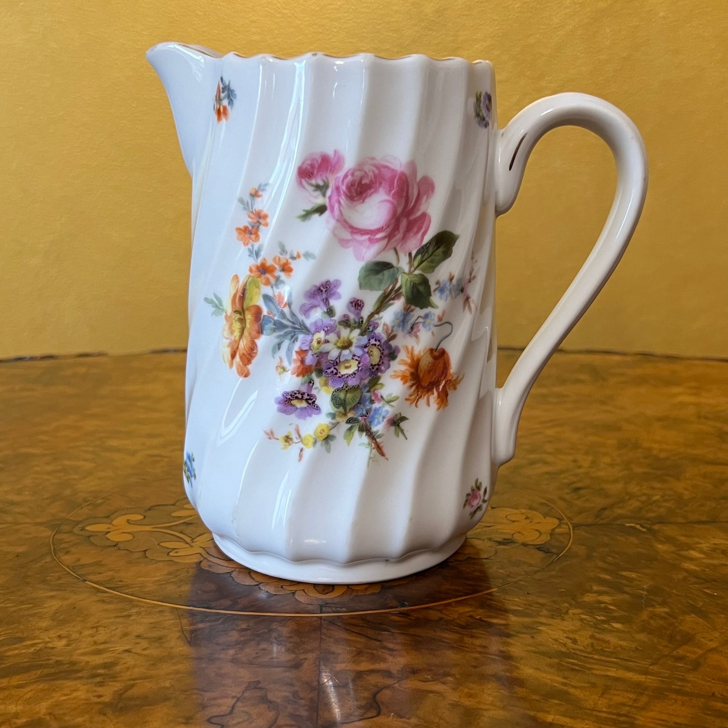 Vintage Floral Jug Pitcher