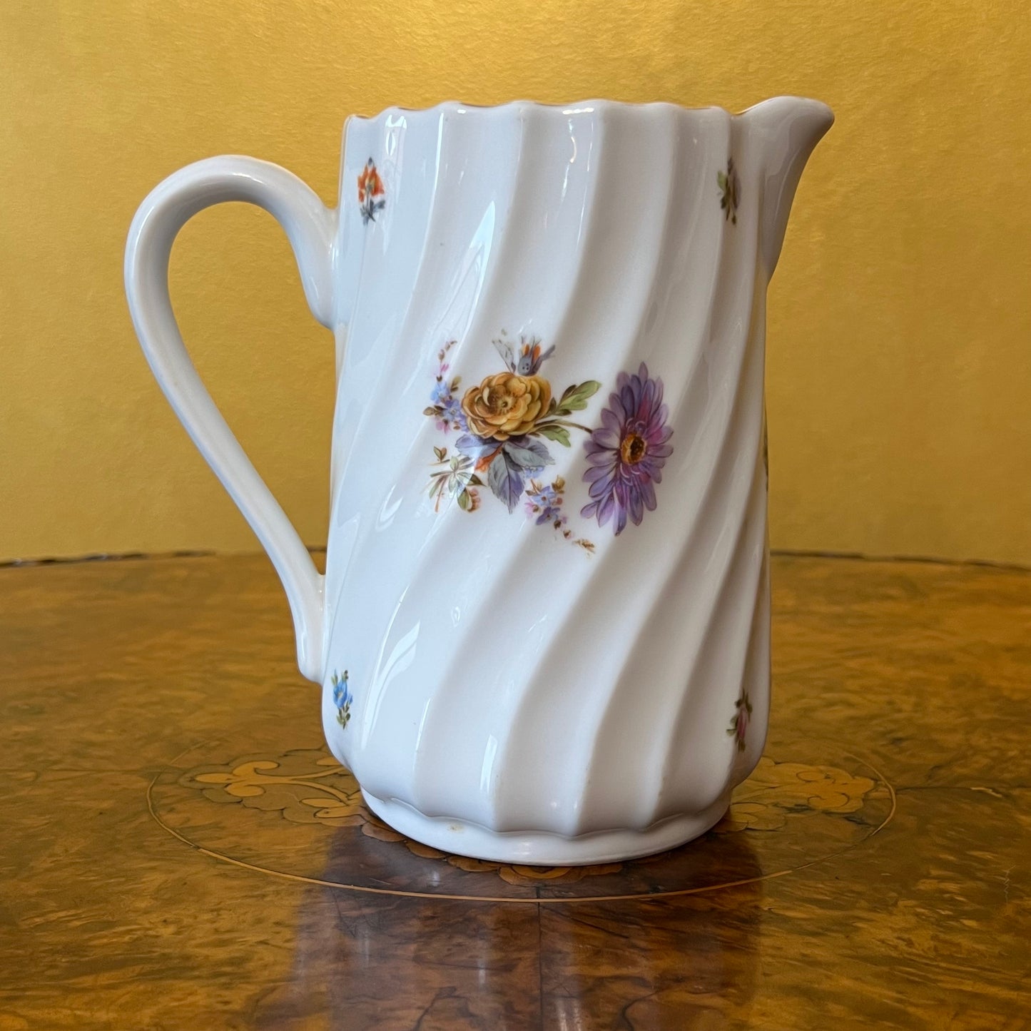 Vintage Floral Jug Pitcher