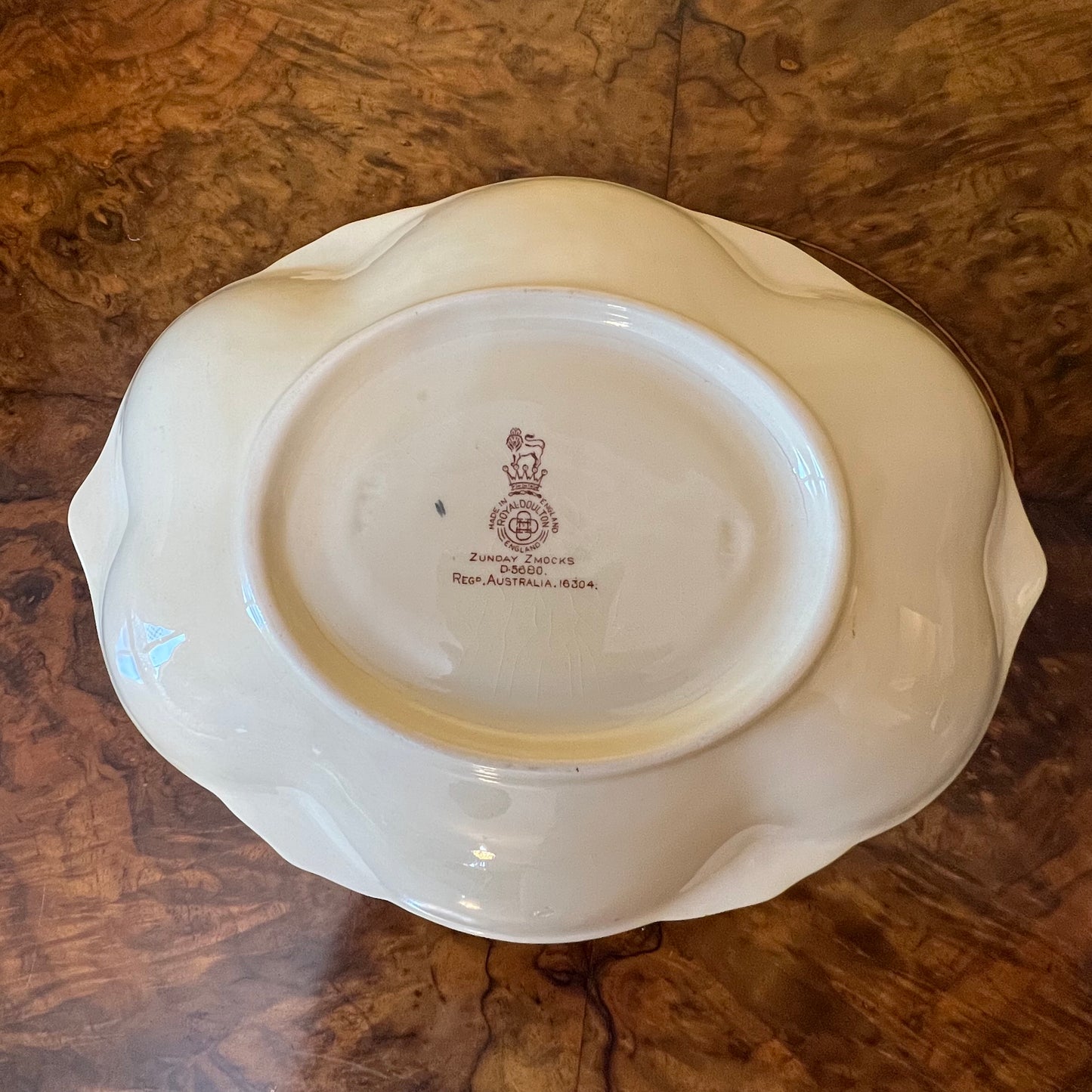 Vintage Royal Doulton Zunday Zmocks Display Bowl