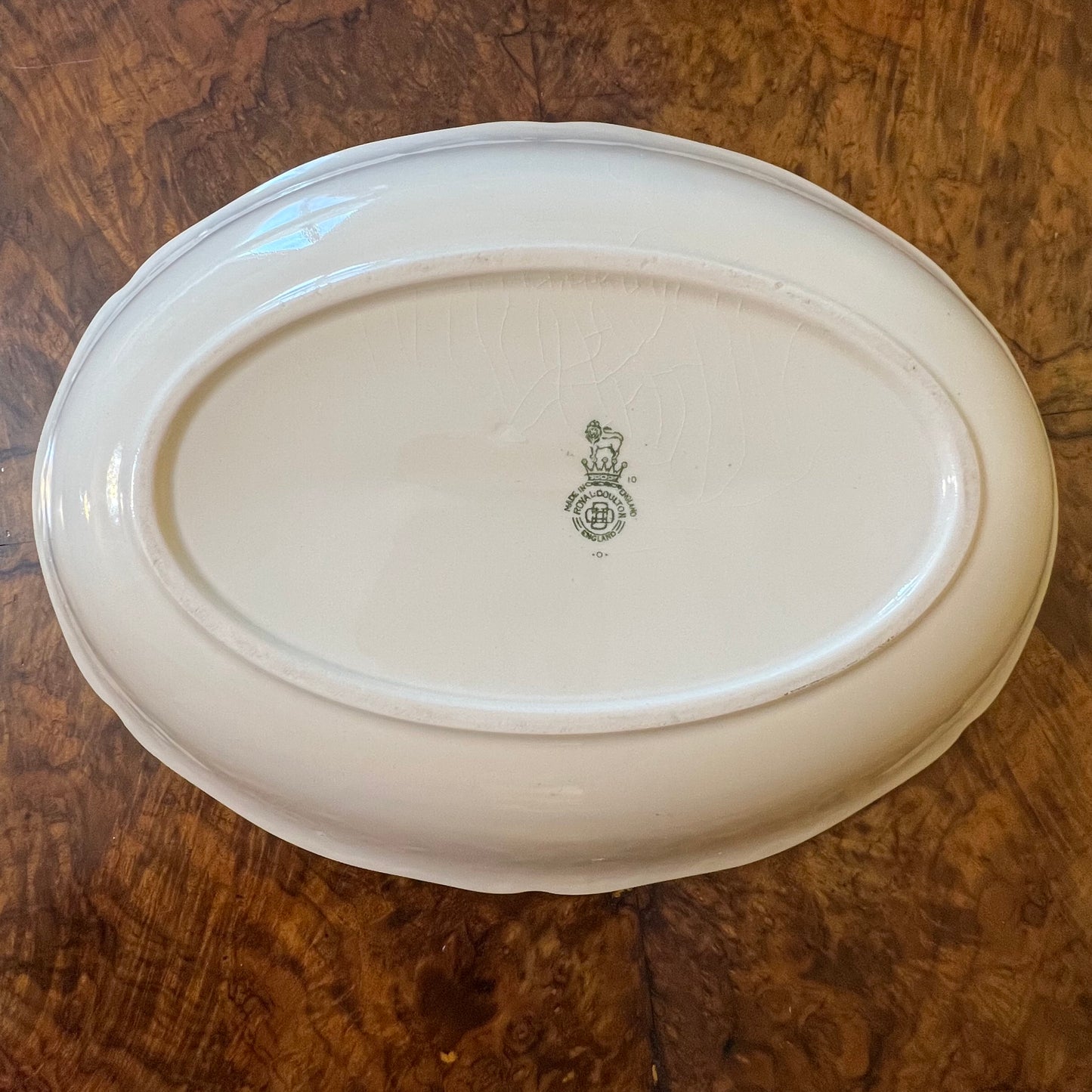 Antique Royal Doulton Coaching Scene Oval Bowl