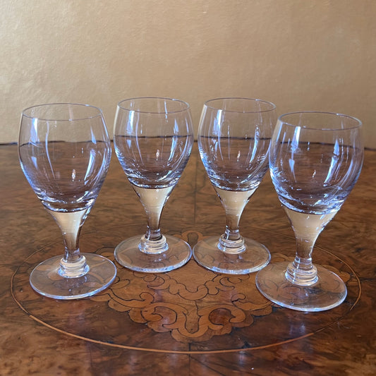 Glass Port Sherry Glasses Set Of Four