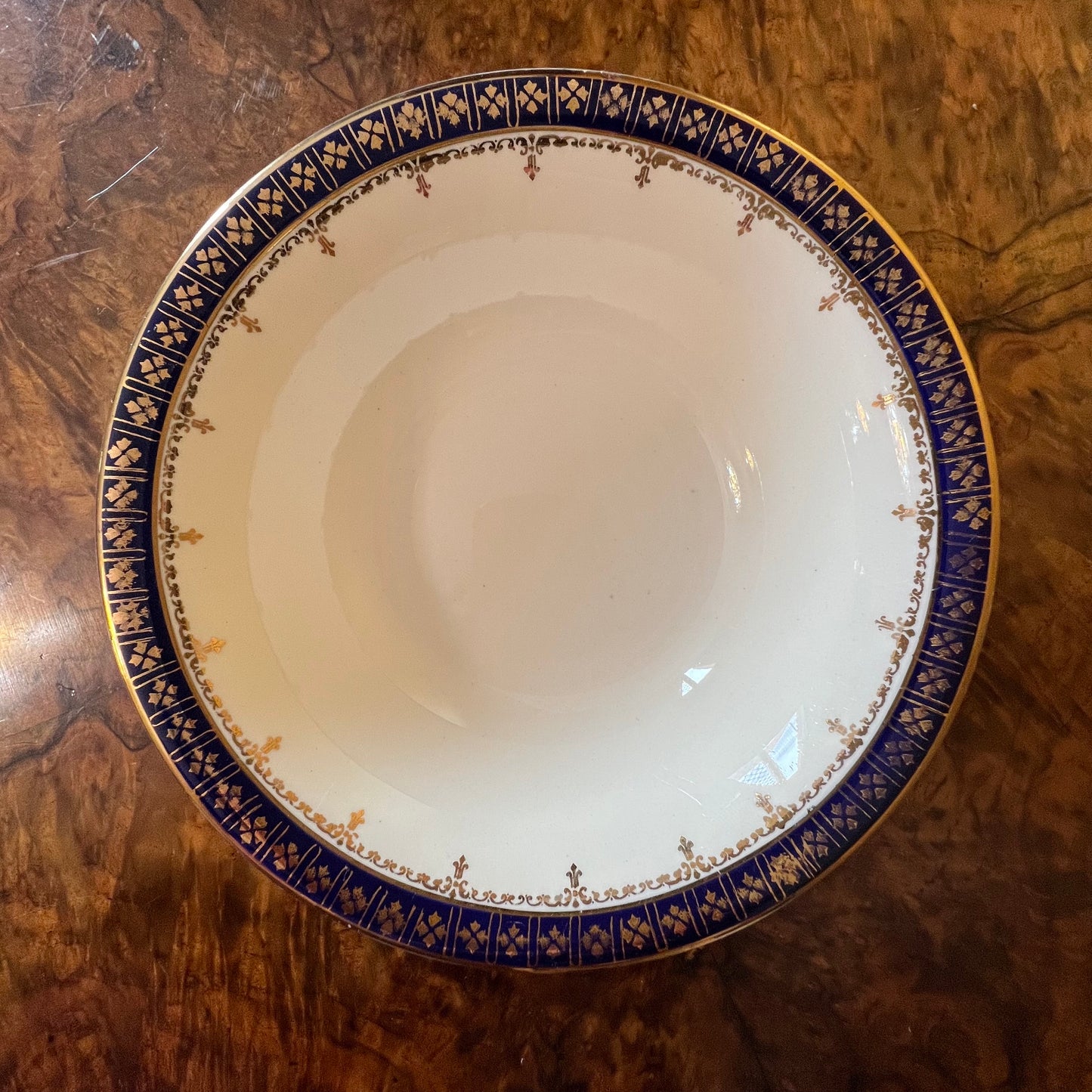 Vintage Alfred Meakin Bleu De Roi Soup Bowl Replacement