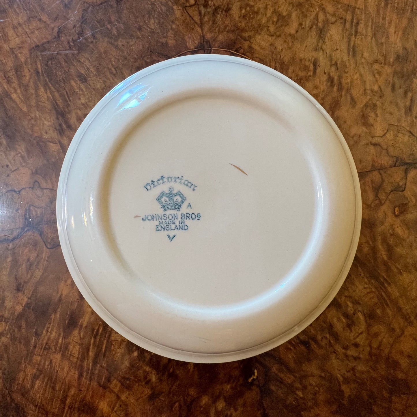 Antique Johnson Bros Victorian Gold Bowl