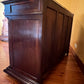 Antique French Sideboard Walnut & Marble Top Cabinet