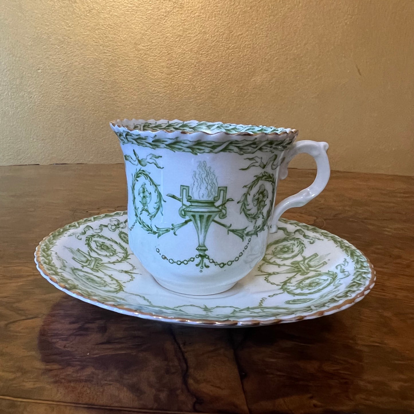 Atlas China Stoke On Trent Tea Cup & Saucer