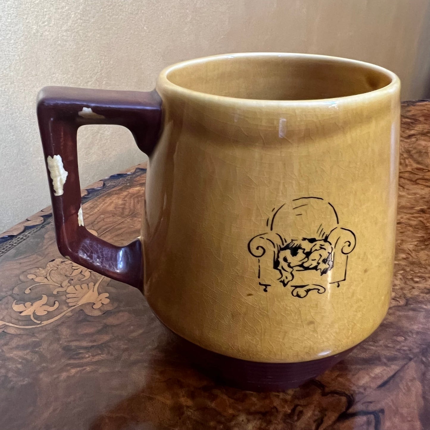 Vintage Wade Dog House Large Mug