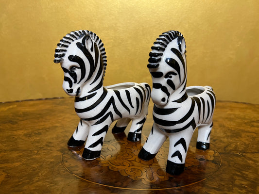 Zebra Pair Of Ornaments