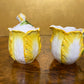 Vintage ESD Hand Painted Yellow Flower Milk & Sugar Bowls Japan