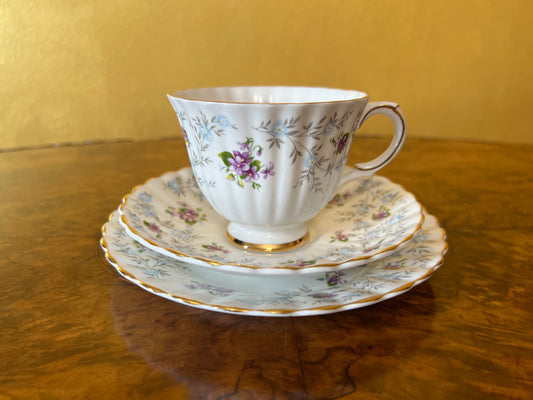 Vintage Royal Stafford Enchantment Tea Cup Trio