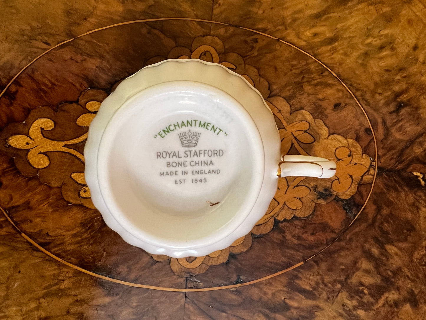 Vintage Royal Stafford Enchantment Tea Cup Trio
