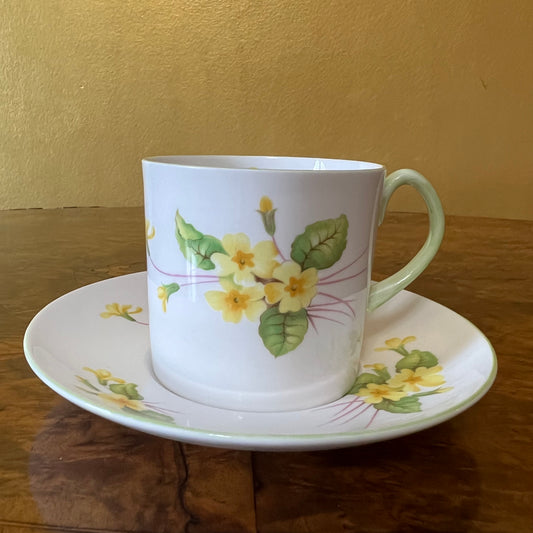 Vintage Shelley Primrose Tea Cup & Saucer