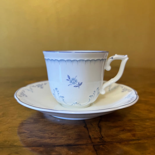 Villeroy & Boch Heinrich Blue Floral Coffee Cup & Saucer