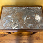 Antique French Walnut Marble Top Table Desk