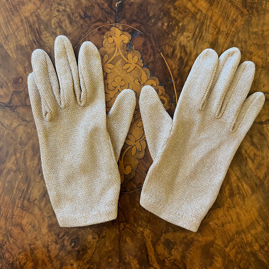 Vintage Mambo Lurex Gold Ladies Gloves
