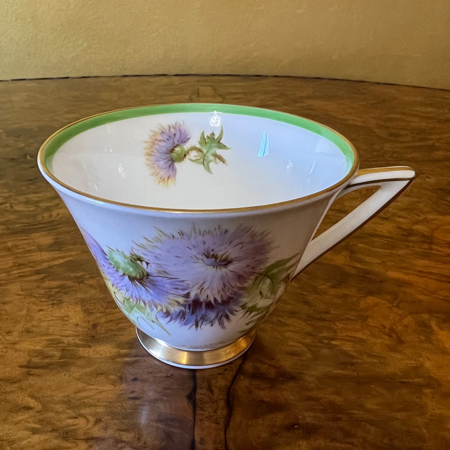 Vintage Royal Doulton Glamis Thistle Tea Cup Trio Set