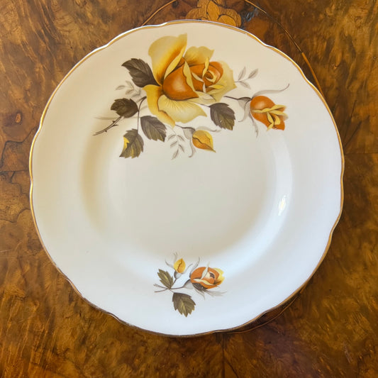 Regency Yellow Rose Print Side Plate