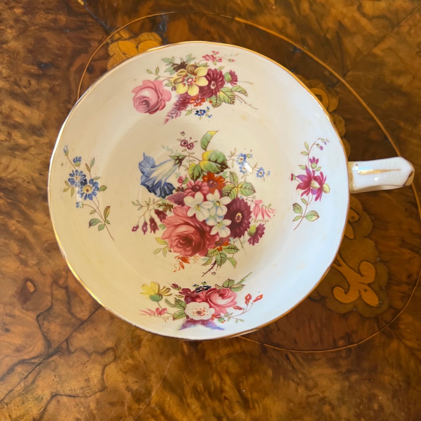 Vintage Hammersley & Co Floral Tea Cup