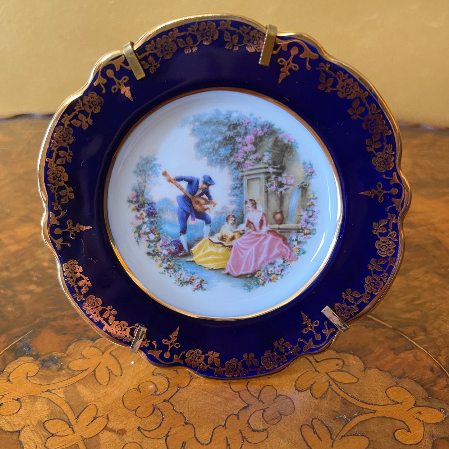 Vintage Limoges Bleu De Four Plate