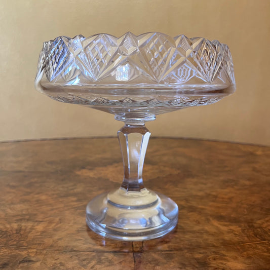 Vintage Crystal Display Bowl
