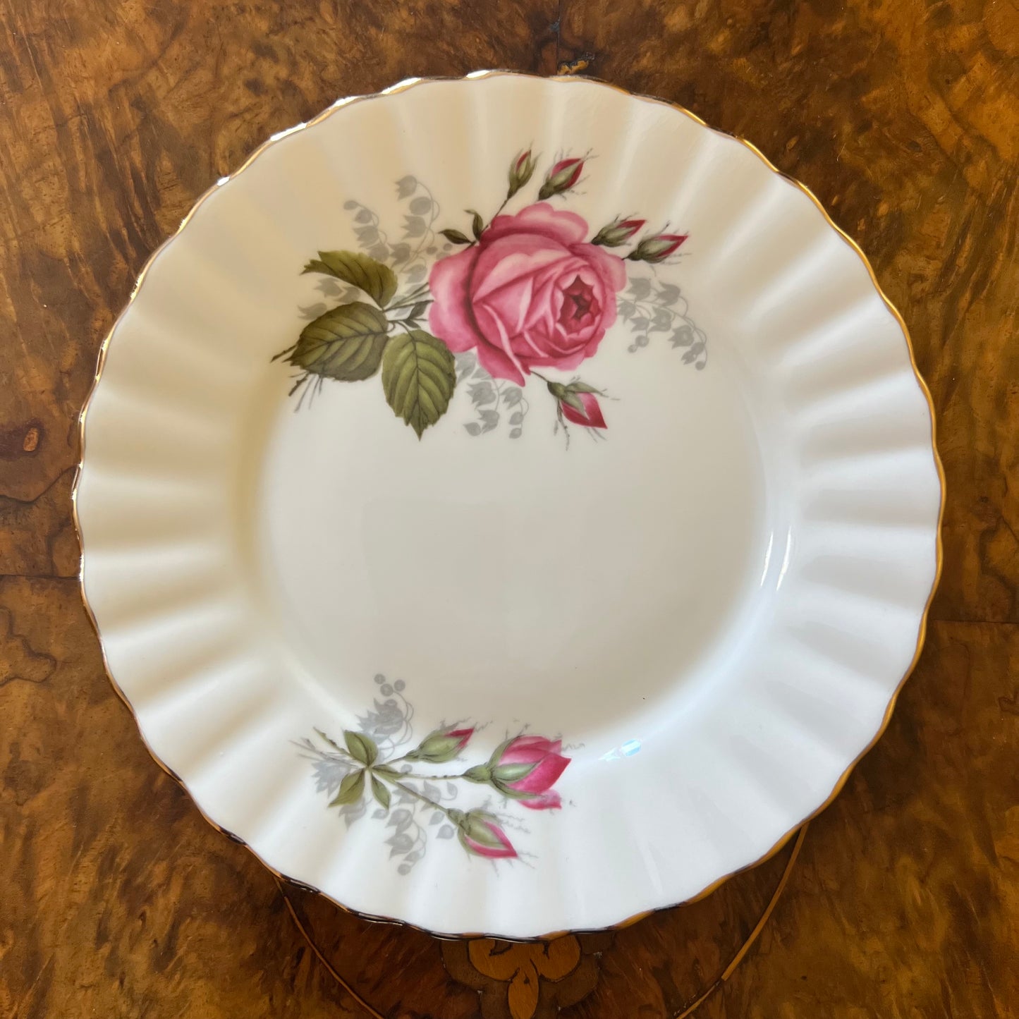 Salisbury Pink Rose Side Plate