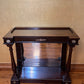 Antique Early 19th Century Mahogany Hall Table with Mirror
