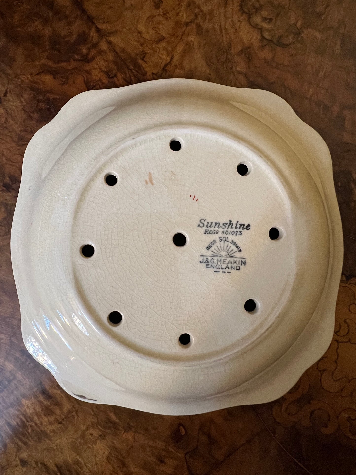 J & G Meakin Printed Lettuce Plate