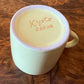 Japanese Kyoto Yellow Demitasse Cup