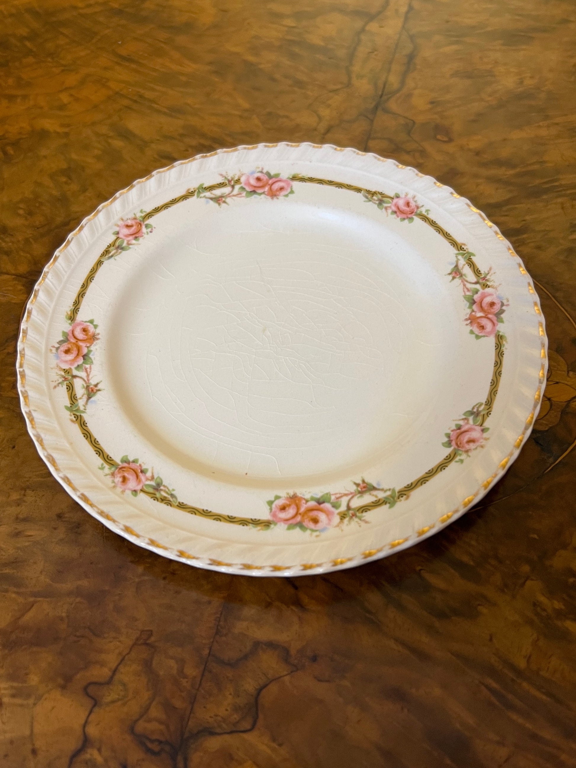 Johnson Bros Rose Print Side Plate 