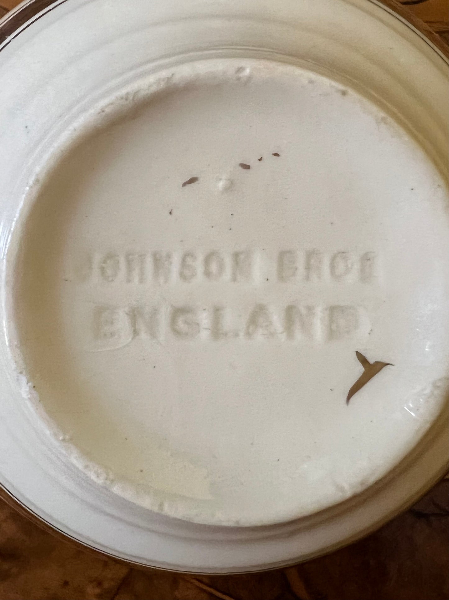 Johnson Bros Victorian Gold Sugar Bowl 