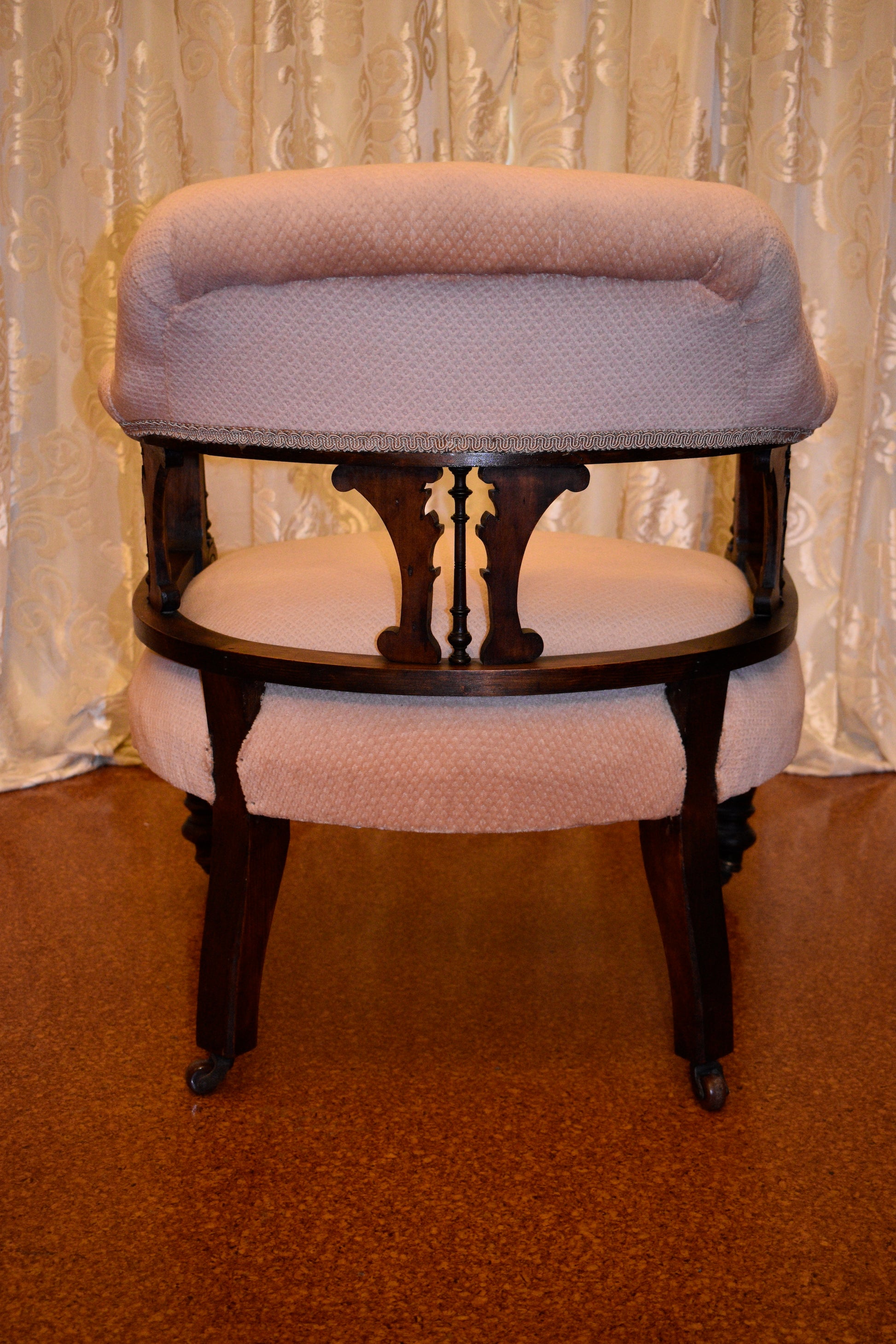 Kauri Pine Tub Chair Antique 