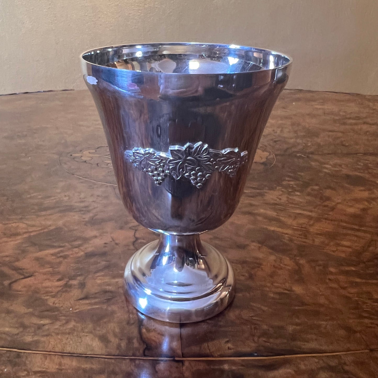 Kenson Grapes Silver Plated Goblet