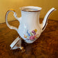 LC Bernadotte Floral Gold Trim Coffee Pot
