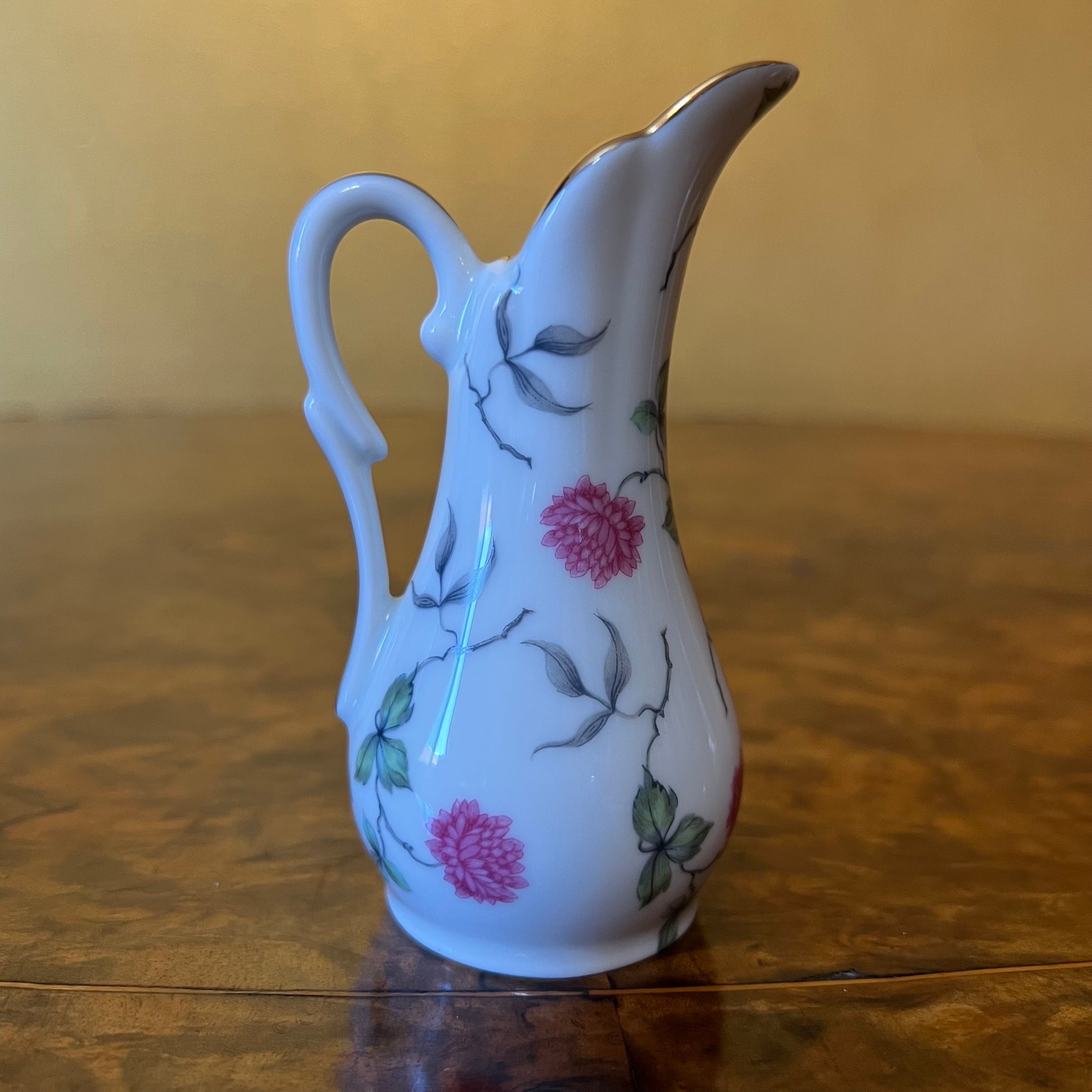 Limoges Floral Print Miniature Jug