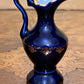 Limoges France Miniature Navy Gold Jug
