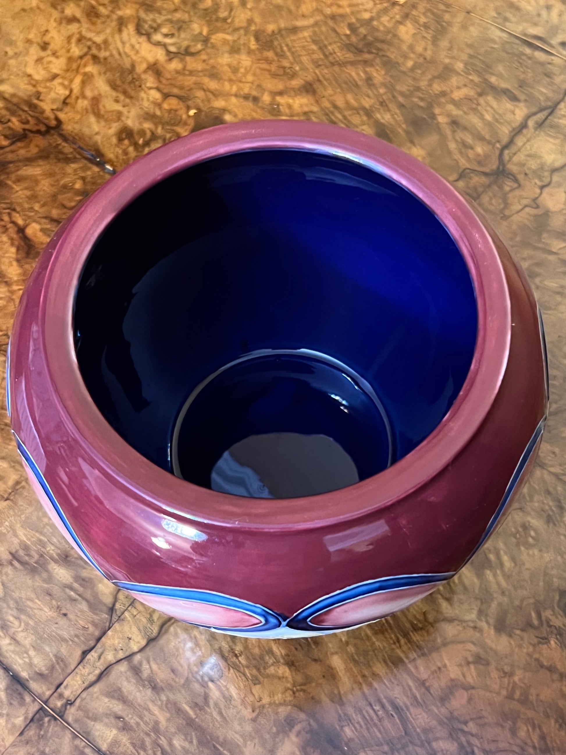 Old Tupton Ware Potter Vase Bowl 