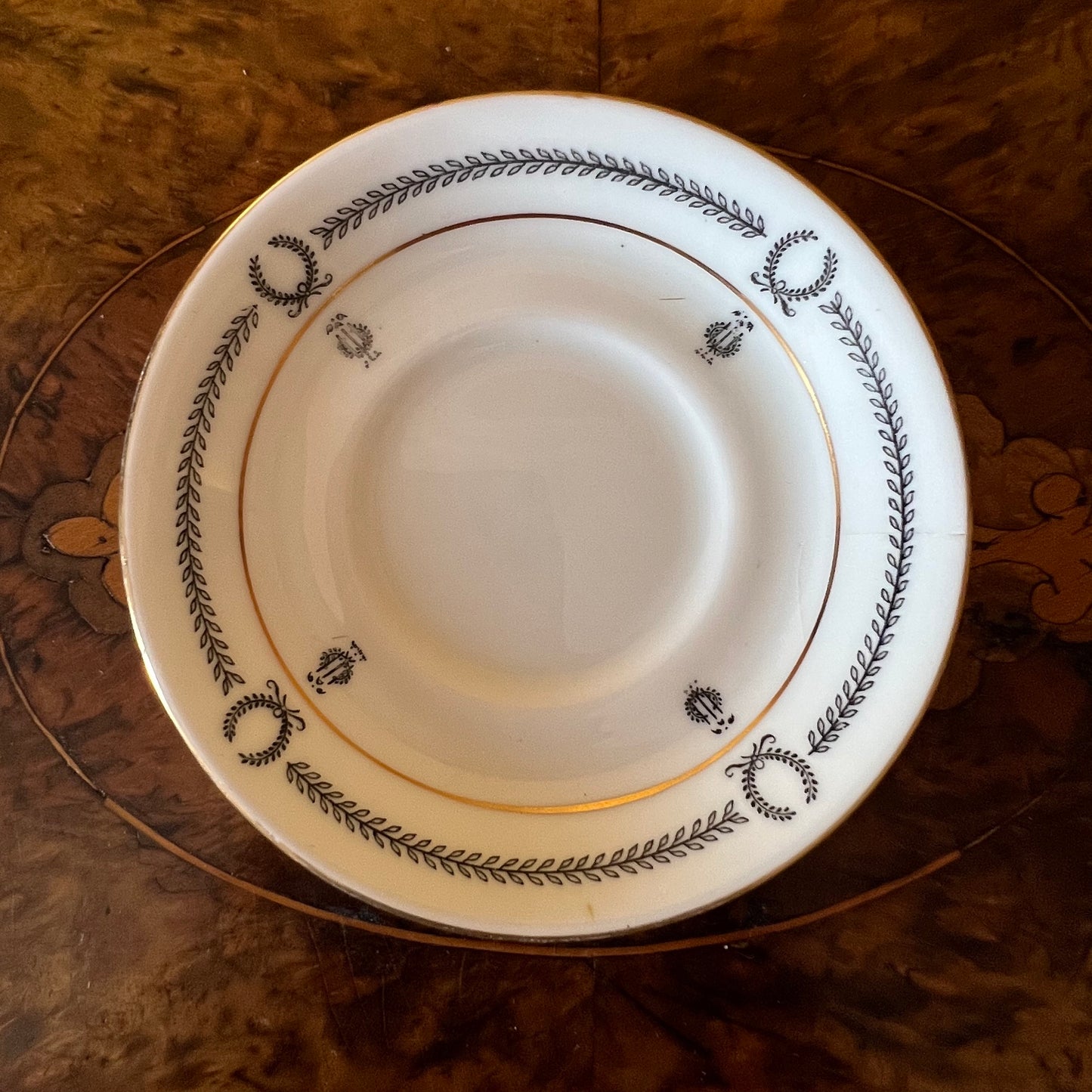 Paragon Black & White Print Coffee Saucer 