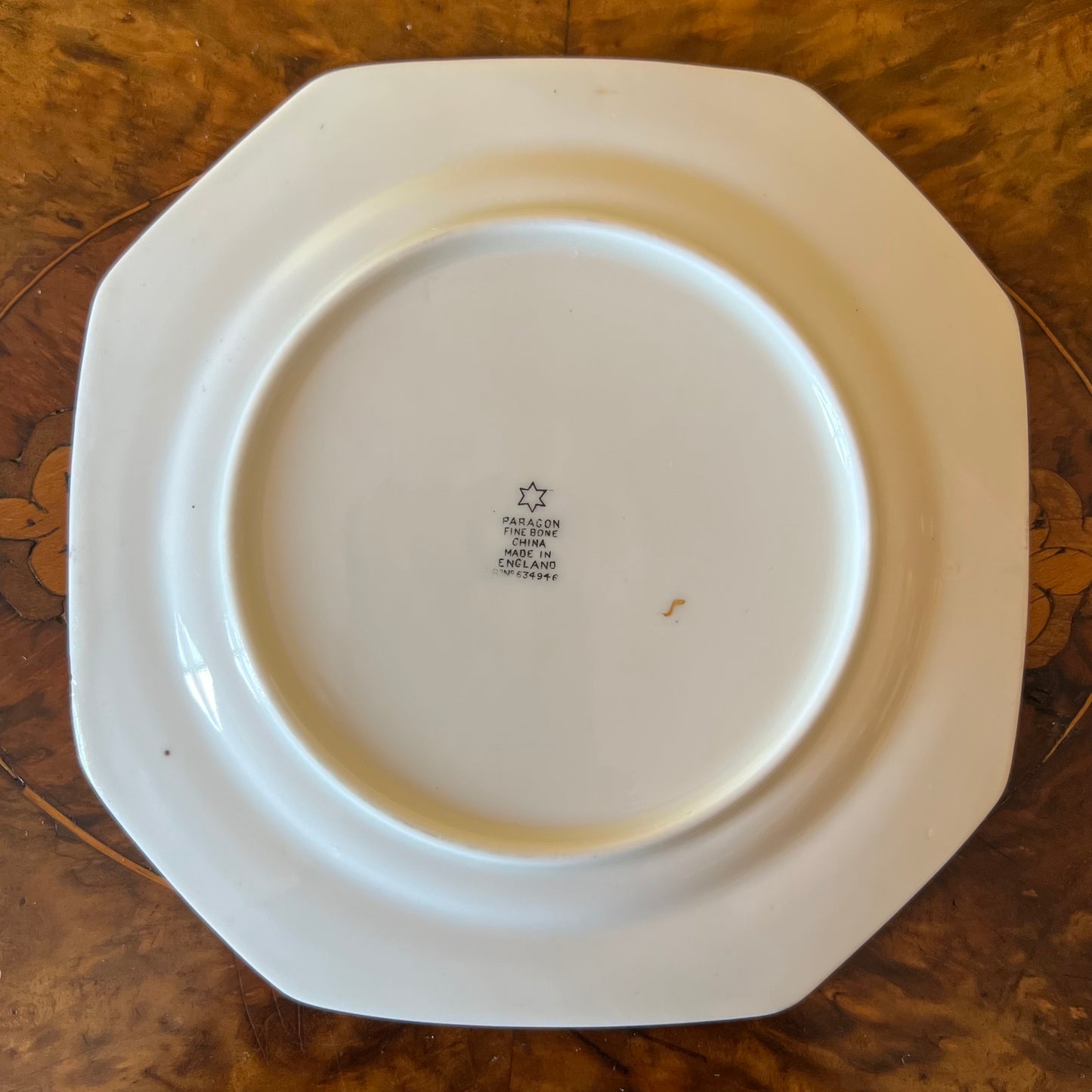 Paragon Black & White Print Coffee Side Plate 