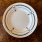 Paragon Black & White Print Demitasse Coffee Cup Side Plate 