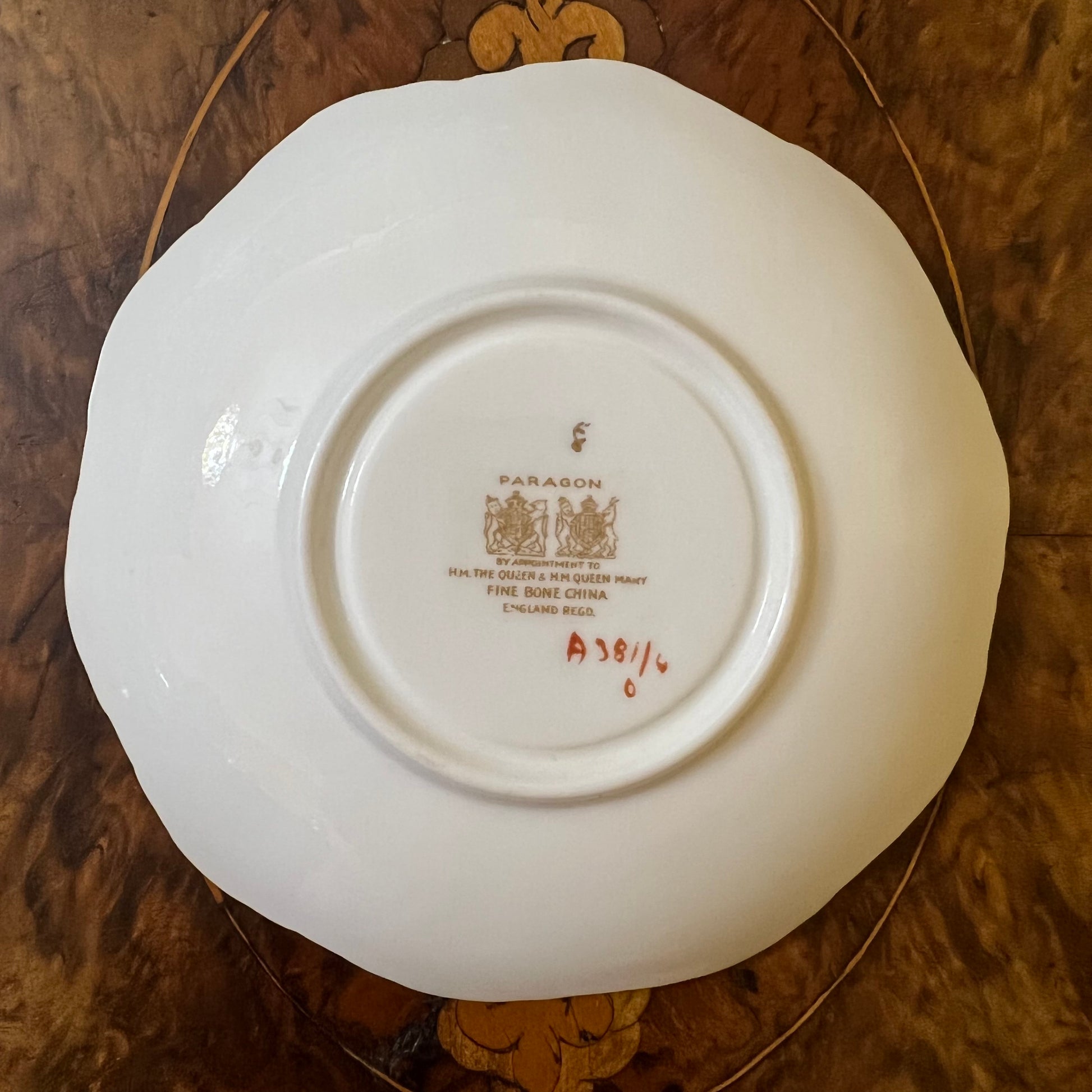 Paragon By Appointment To HM The Queen & HM Queen Mary Pink Saucer