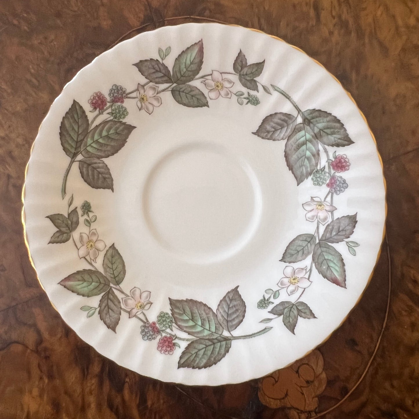 Paragon Green Briar Pattern Saucer