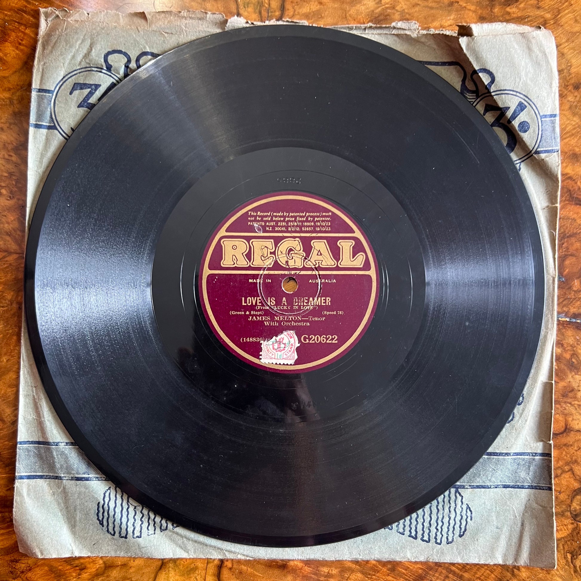 Pete Woolery Beautiful/ James Melton Love Is A Dreamer Record Vintage 