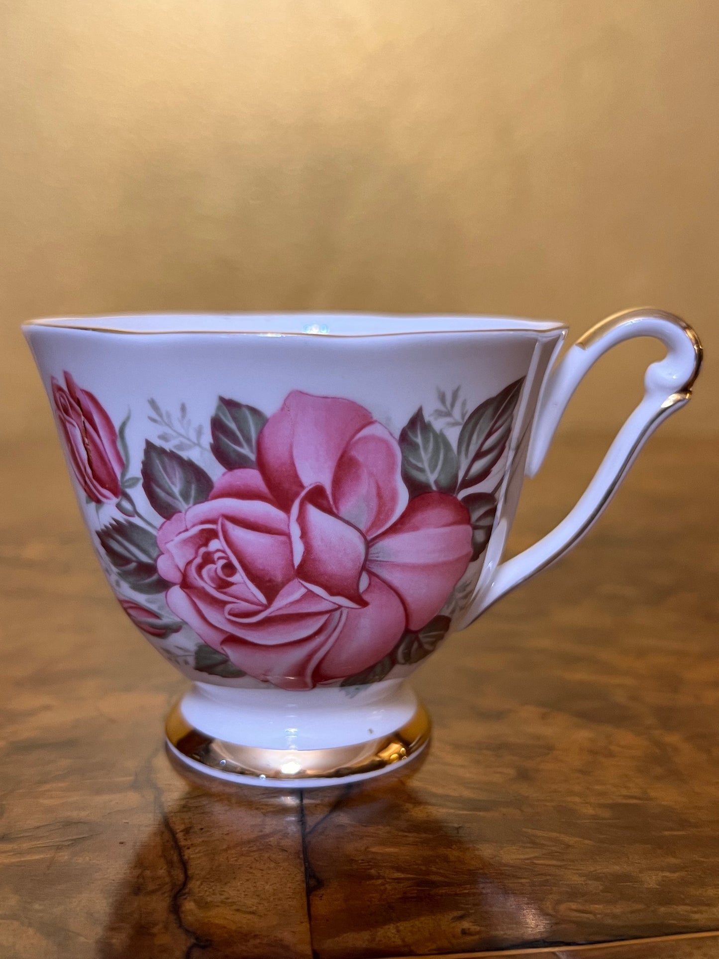 Queen Anne Rose Tea Cup 