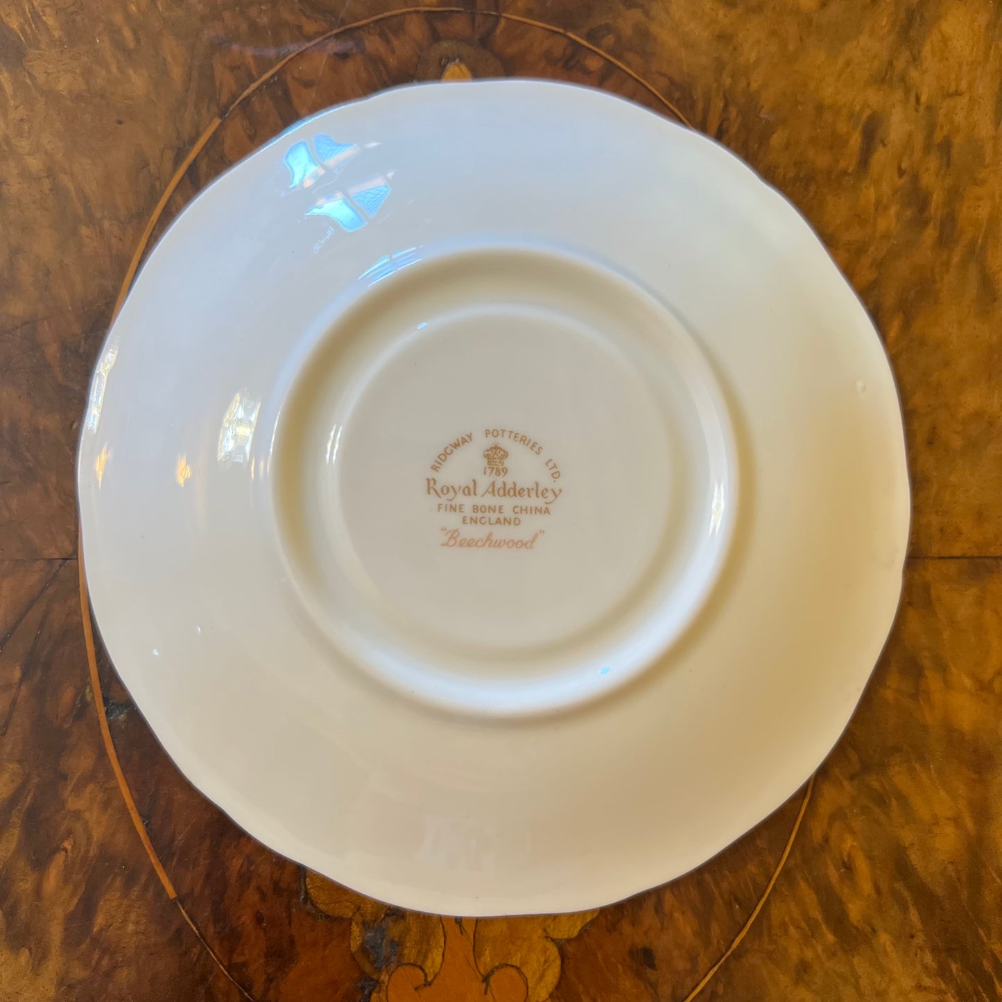 Royal Adderley Beechwood Saucer Plate 