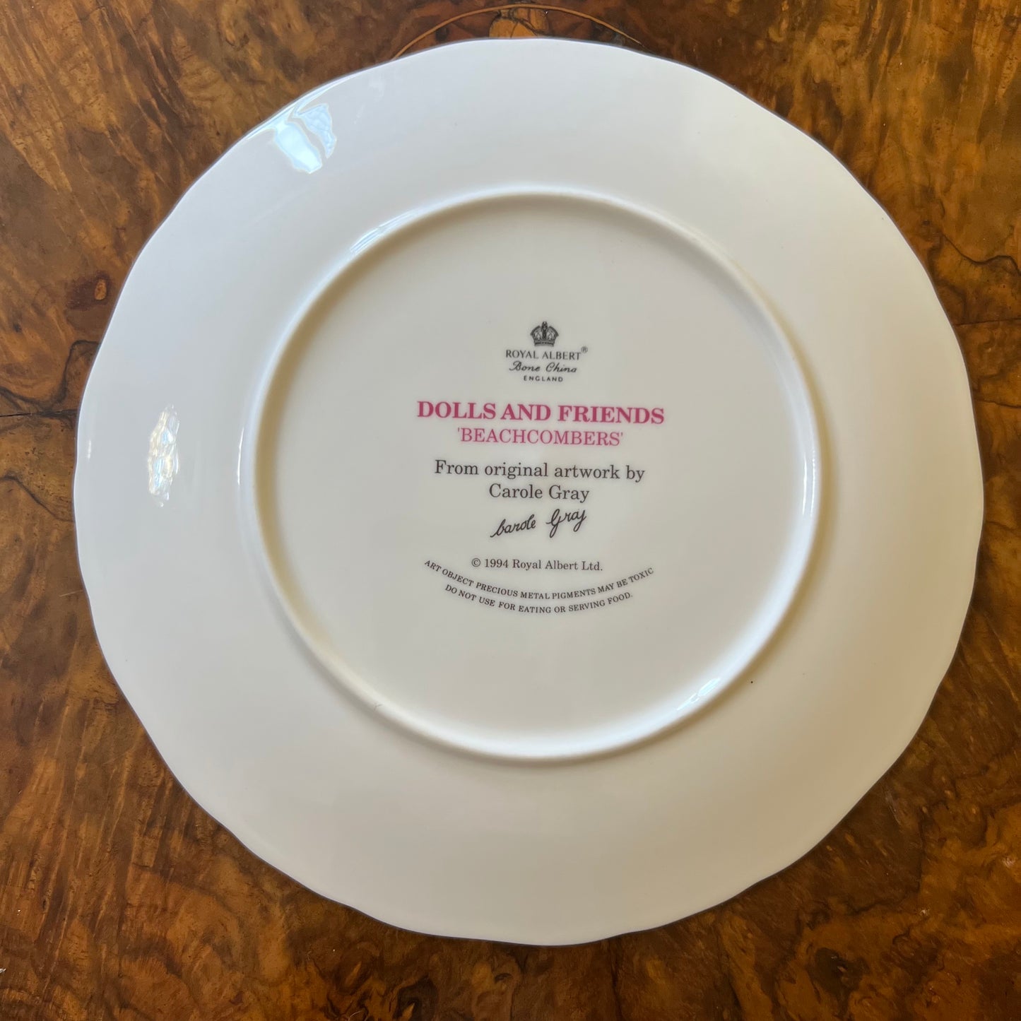 Royal Albert Dolls  Beachcombers and Friends Plate