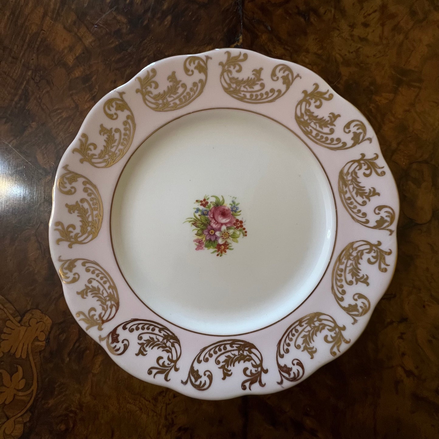 Royal Albert Pink & Gold Tea Cup Side Plate