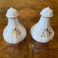 Royal Crown Derby White and Gold Salt & Pepper 