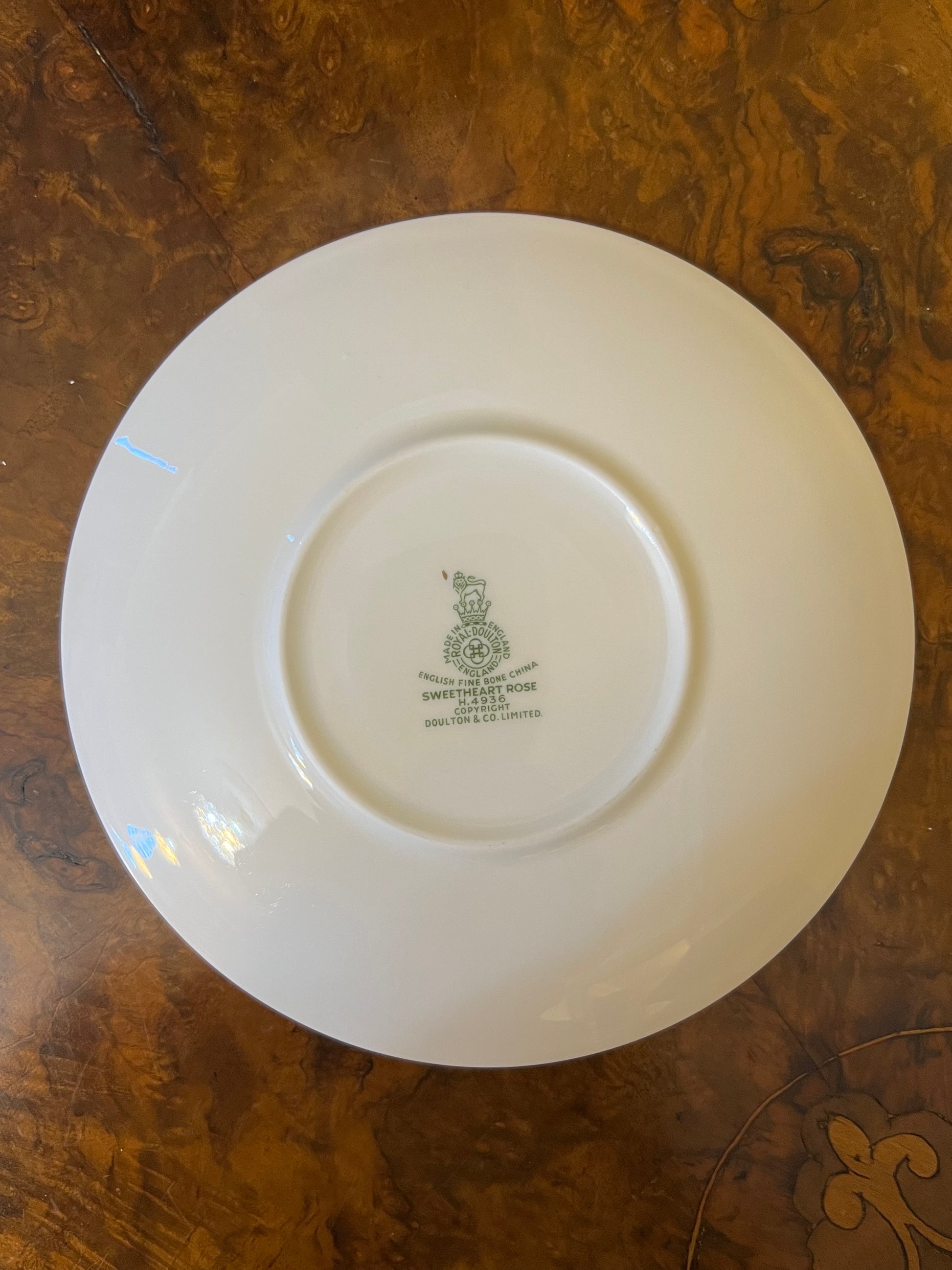 Royal Doulton Sweetheart Rose Saucer