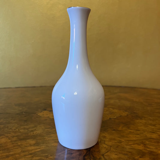 Royal Doulton White with Gold Trim Small Vase